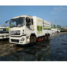 Camion de nettoyage de route de 190Hp 4X2 Dongfeng / camion de balayeuse de route / balayeuse diesel / balayeuse de route de vide camion